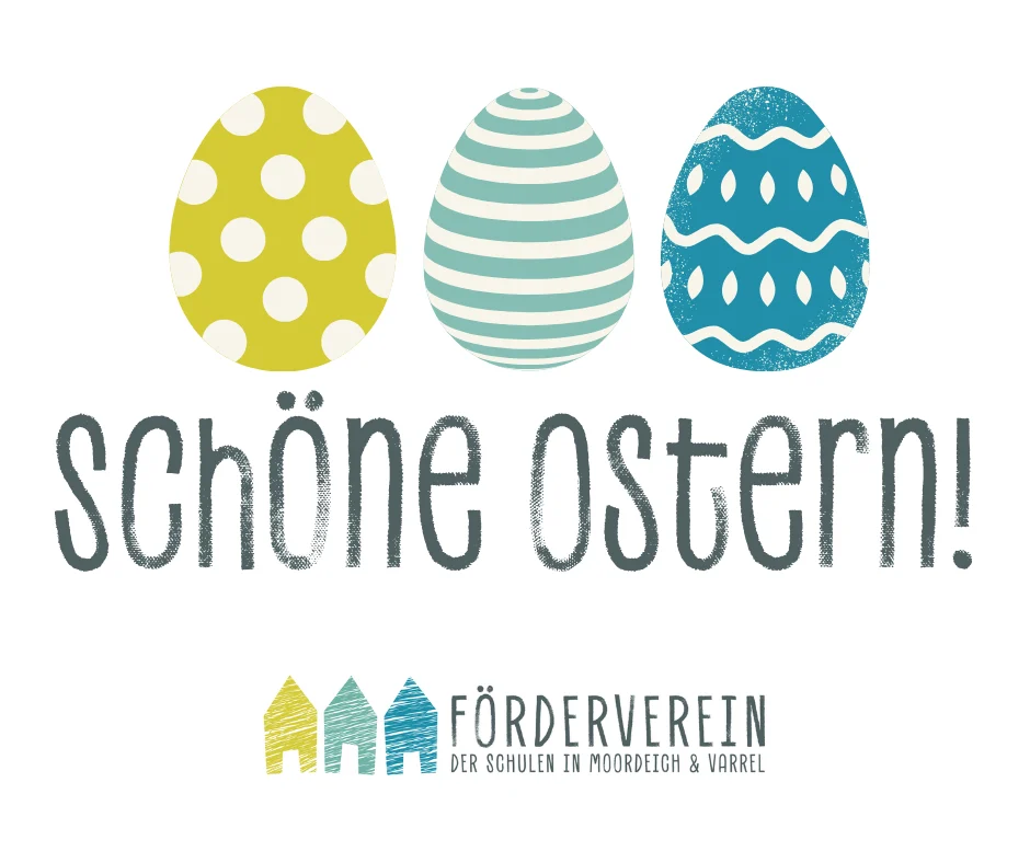 Frohe Ostern wünscht der Förderverein.